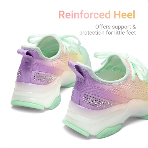 Girls Slip-On Jelly Sole Sneakers - Green, Little Kid by DREAM PAIRS