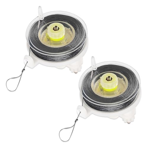 Kevlar Trip Wire Alarm Device - 85ft Reusable Reel, 2 Pack