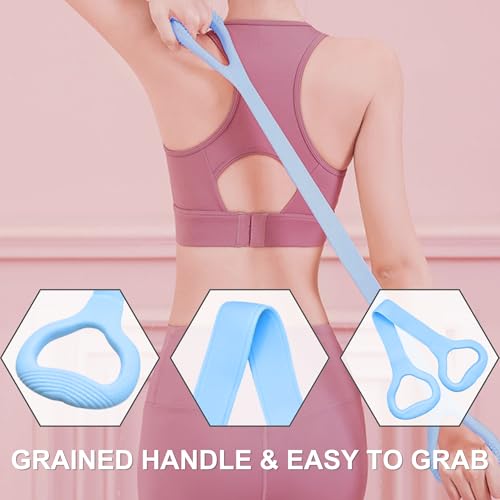 Figure 8 Resistance Band - 20 lbs Blue for Strength Training