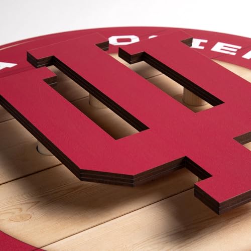 3D Circle Backer Wall Art - Indiana Hoosiers - Ready to Hang