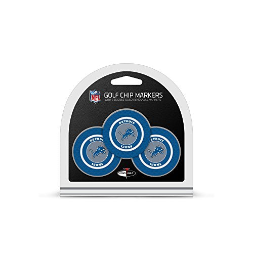 NFL Golf Chip Ball Marker Set - Detroit Lions & Multi Team Color