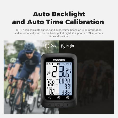 GPS Bike Computer with ANT+ Connectivity - BC107-A