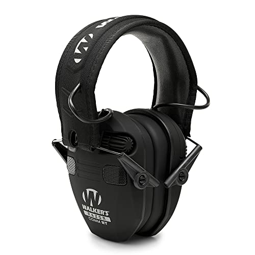 Walker's Razor Quad Muff - Black - Bluetooth - One Size