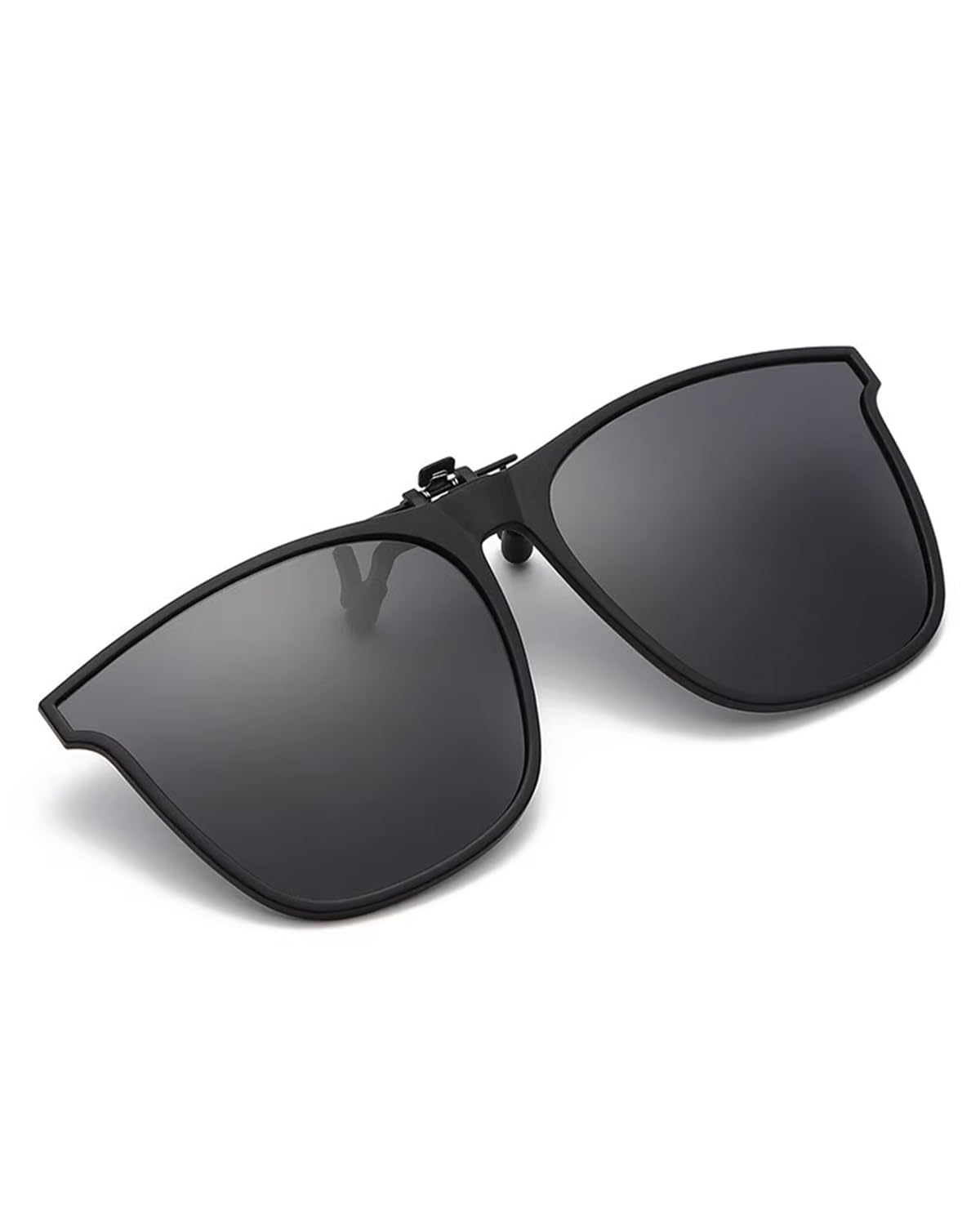 TERAISE Clip-on Driving Glasses Polarized Night Vision Sunglasses Flip Up Cat Eye Design, Anti-Glare UV400 for Outdoor