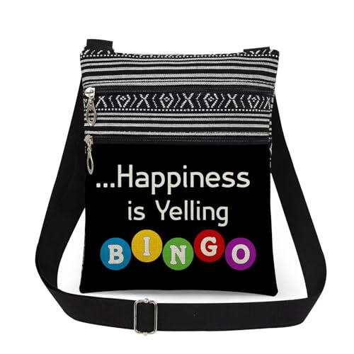 Bingo Player Adjustable Crossbody Bag - Bingo 08
