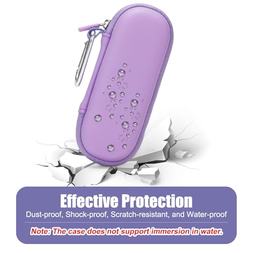 KardiaMobile EKG Monitor Hard Case - Portable Organizer, Purple
