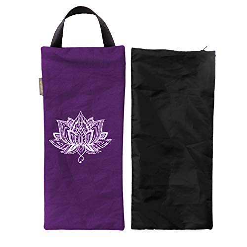 Yoga Sand Bag - Cotton Unfilled for Weights - Purple