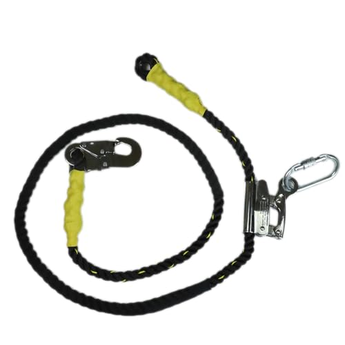 12FT Flipline Adjustable Lanyard RTOVZON Tree Climbing Lanyard for Climbing Trees, Fall Protection Flip Line Kit, Tree Climbers