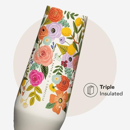 Corkcicle Stemless Flute 7 oz | Triple-Insulated Drinking Glass