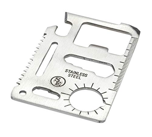 11-Function Stainless Steel Survival Pocket Tool - MT908-1