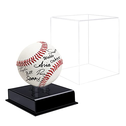 Baseball Display Case - UV Protected Acrylic Cube for Memorabilia