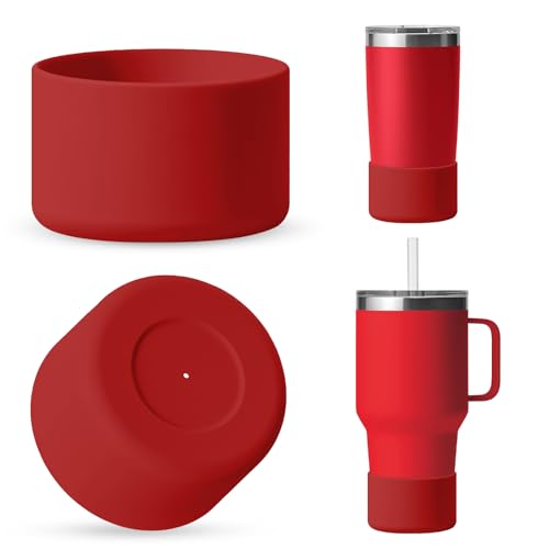 Silicone Tumbler Boot for Yeti Rambler 12/18oz & 20-30oz - Rescue Red