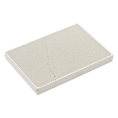 Honeycomb Ceramic Soldering Board, Quartz, 13.7*9.7*1.3cm, Jewelry Soldering, 1pc, 108g, LCD/LED Display, Soldering Station, Model S