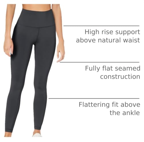 Amazon Essentials High-Rise Workout Leggings for Women, Medium / Black - Active Sculpt