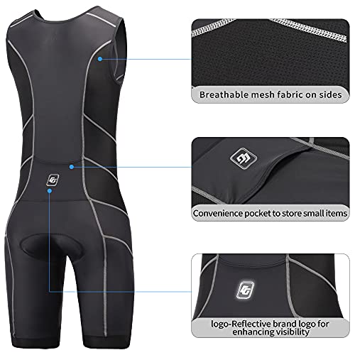 Men's Sleeveless Triathlon Suit - Quick-Drying & Breathable Wetsuit