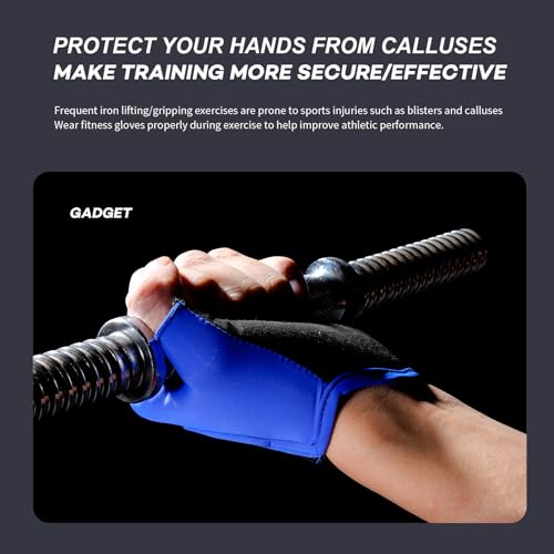 Light Workout Gloves - Breathable Adjustable Gym Gloves for Weightlifting - Grey / Small