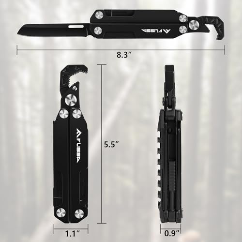 FLISSA 16-in-1 Multitool Wrench - Compact EDC Multi Tool for Camping & Everyday Use