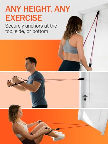 Heavy Duty Resistance Band Door Anchor - 2 Pack for Home Workouts