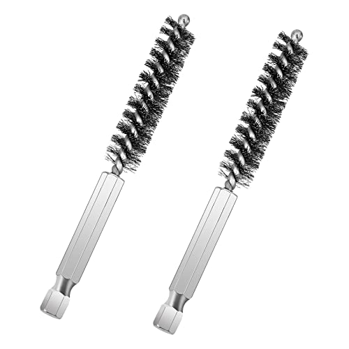 Stainless Steel Golf Club Hosel Cleaning Brush - 9mm Set of 2