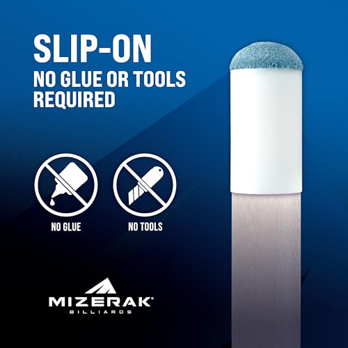 Slip-On Pool Cue Tips – 12mm & 13mm Replacement Set