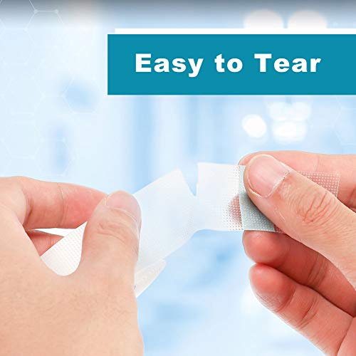 Clear Medical Tape 1" x 10 Yards - 2 Rolls Waterproof Surgical Tape