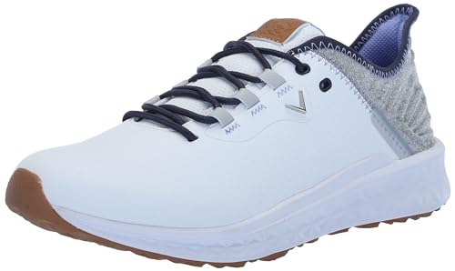 Spikeless Golf Shoes - Callaway Women's La Jolla - White/Navy 7