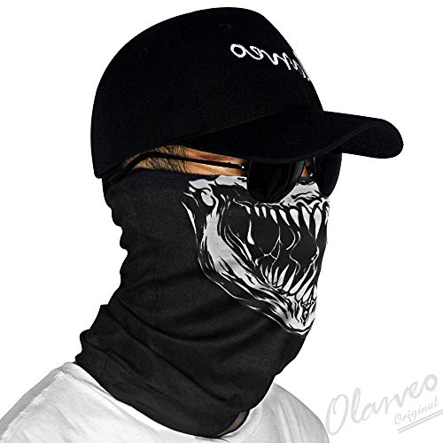 Breathable Seamless Skull Face Mask - Windproof for Biking