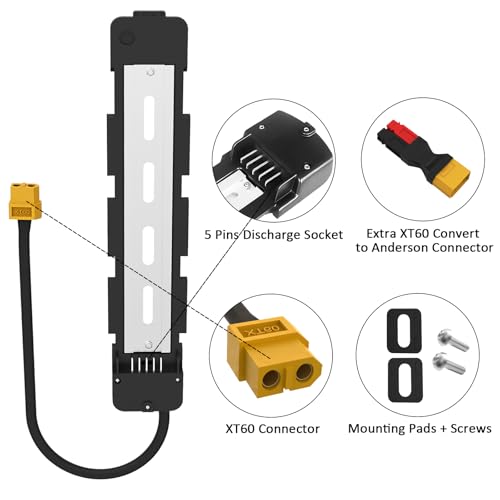 Ebike Battery Mounting Plate Bracket with Connector - 5 Pins