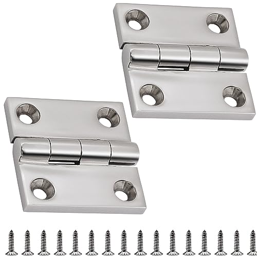 316 Stainless Steel Hinges Marine Grade 1.5" x Heavy Duty Boat Hatch