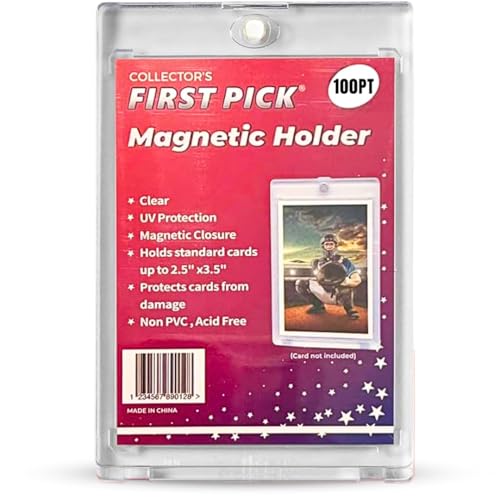 Premium Magnetic Card Holder - 100 Point, UV Protection, Hard Case