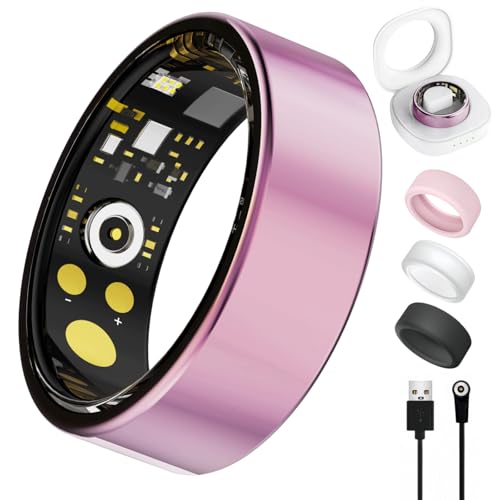 Smart Health Ring for Women & Men - Lavender Pink, Size 8
