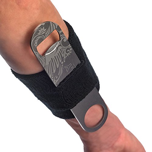 Universal Black Arm Band - Super Absorbent Terry Fabric