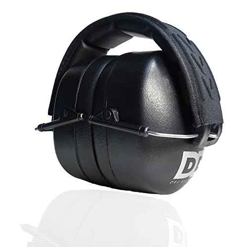 Professional Safety Ear Muffs by Decibel Defense - 37dB NRR - The HIGHEST Rated & MOST COMFORTABLE Ear Protection for Shooting & Industrial Use - THE BEST HEARING PROTECTION...GUARANTEED