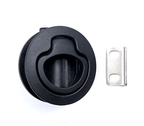 Thorn 2-Inch Black Nylon Slam Latch Pack of 4 – Flush Pull Handles for Marine Use