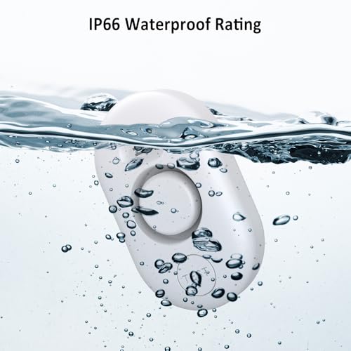 3 Pack WD61 Water Leak Detector for Home, Support Pair with METAK W13 WiFi Gateway (Sold Separately) for App Alert, Water Flood/Drip Sensor Alarm for Basement/Kitchen/Bathroom/Laundry Room,Sink/Pipe