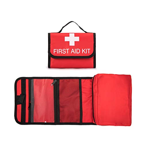 Foldable First Aid Bag - Empty Medical Tote for Travel & Outdoors