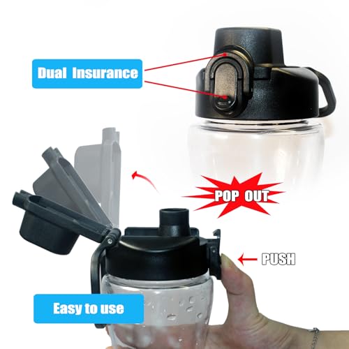 Auto Flip Lid for Cirkul Water Bottle - Replacement Lid 1