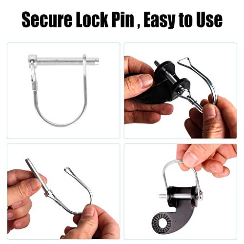 Stainless Steel Bicycle Trailer Hitch Coupler - 12MM