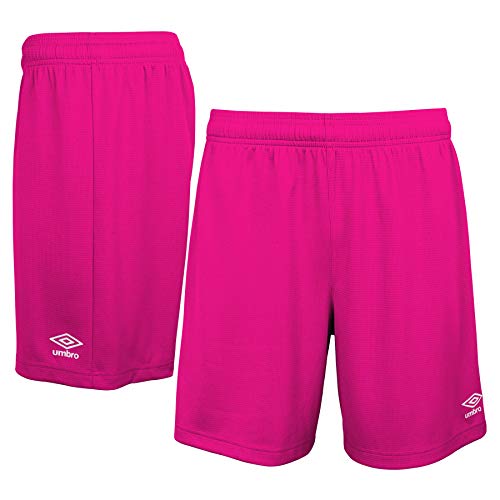 Umbro Unisex Adult Field Shorts Medium Pink Breathable Mesh Sportswear