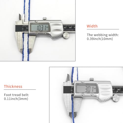 Dyneema Climbing Sling 10mm - 12" (30cm) Blue - 22KN Utility Cord