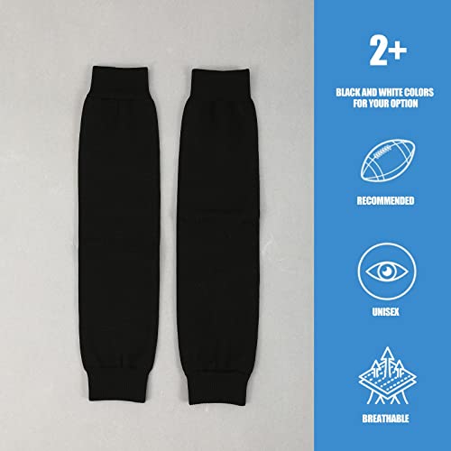 Football Leg Compression Sleeves for Youth - Black