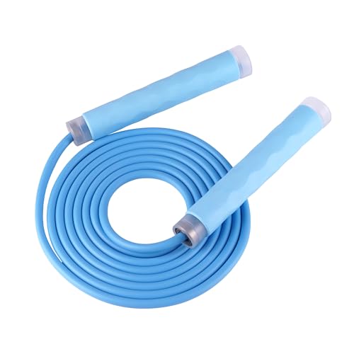 7mm Thick PVC Jump Rope with Ball Bearings - Blue