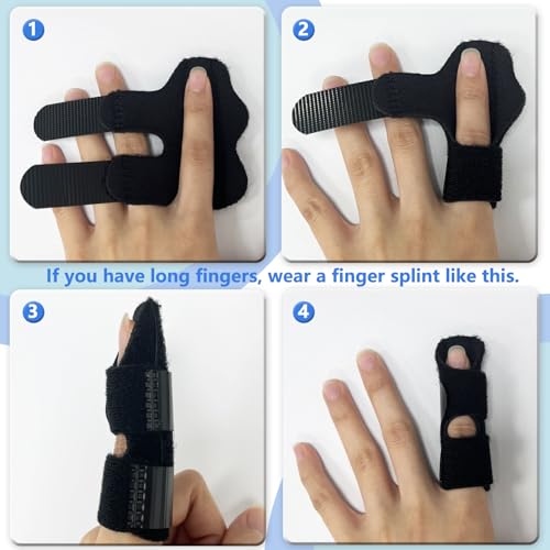 Adjustable Finger Splints - Support for Arthritis & Injuries