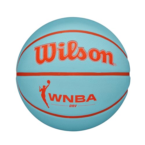 Wilson WNBA DRV Outdoor Basketball - Size 6 28.5", Deep Channels, All-Surface Cover