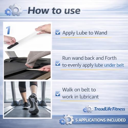 Slick-Stick Treadmill Maintenance Kit - 5 Applications with 15” Wand