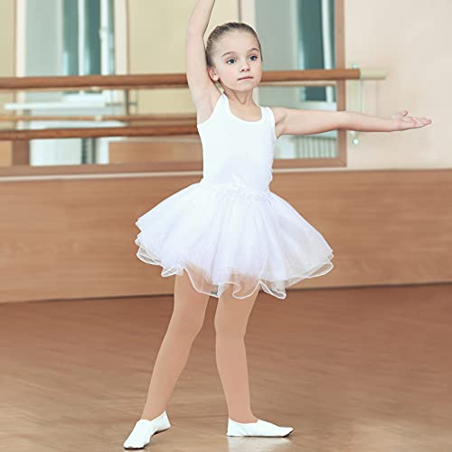 Ultra-Soft Toddler Tights - Girls Ballet Stockings - Nude, 3-6 Years