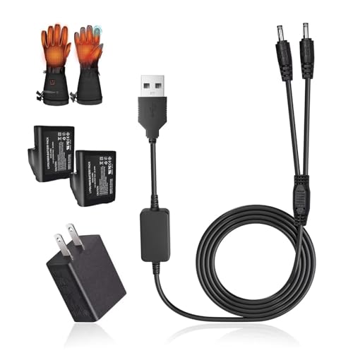 8.4V USB Dual-Port Charger for Heated Gloves and Gear