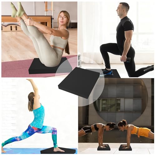 MBHKRRS Black 15.7 x 13 x 2 Inch Balance Pad for Stability & Therapy