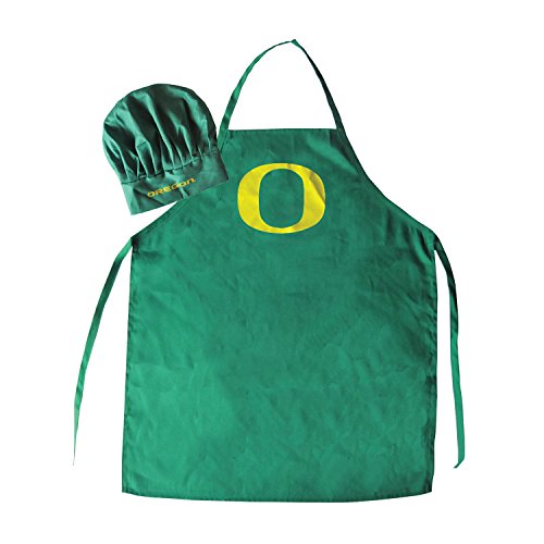 Oregon Ducks Chef Hat & Apron Set with Full-Color Logo