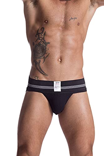 Men's 3" Wide Band Athletic Supporter - Large / Black